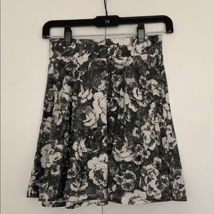 Black and white skirt